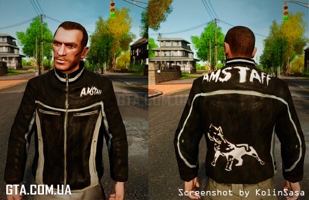 Байкерская куртка "Amstaff" Байкерская куртка "Amstaff"